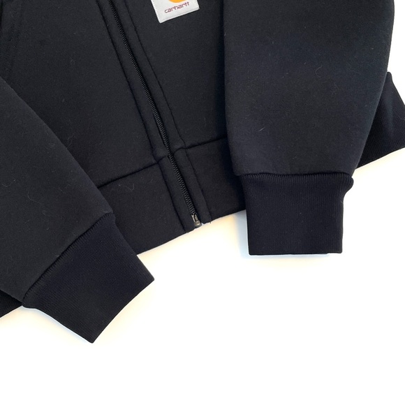 CARHARTT Work In Progress Black Car-Lux Hoodie Jacket - Picture 8 of 11